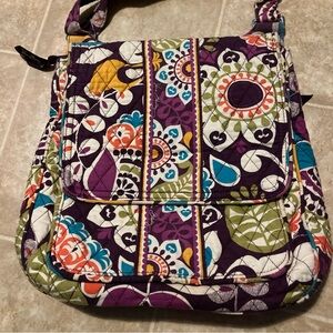 Vera Bradley floral shoulder bag/tote hipster adjustable strap